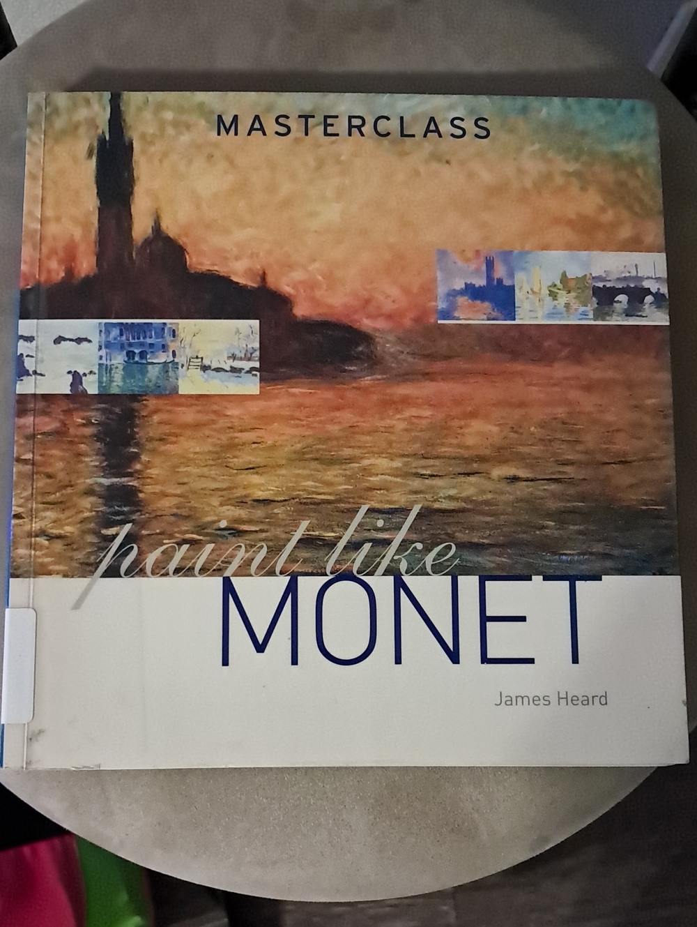 Monet Masterclass Decorative Art Book - Orange, Blue & Cream